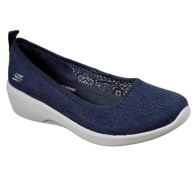 Zapatos con Plataforma Skechers Mujer - Arya Azul Marino PNITB2659